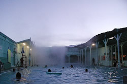 Nighttime Hot Springs